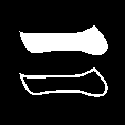 白黒一文字