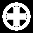 丸に変り十字