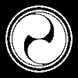 二重輪右二つ巴