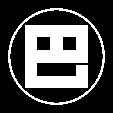 糸輪に巴の角字