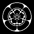 石持地抜き五つ木瓜