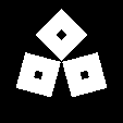 隅合せ三つ目結