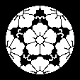 浮線綾五つ唐花
