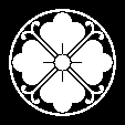 糸輪に蔓唐花
