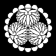 菊輪に三つ葉葵