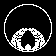 糸輪に覗き上り藤