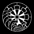 波に源氏車